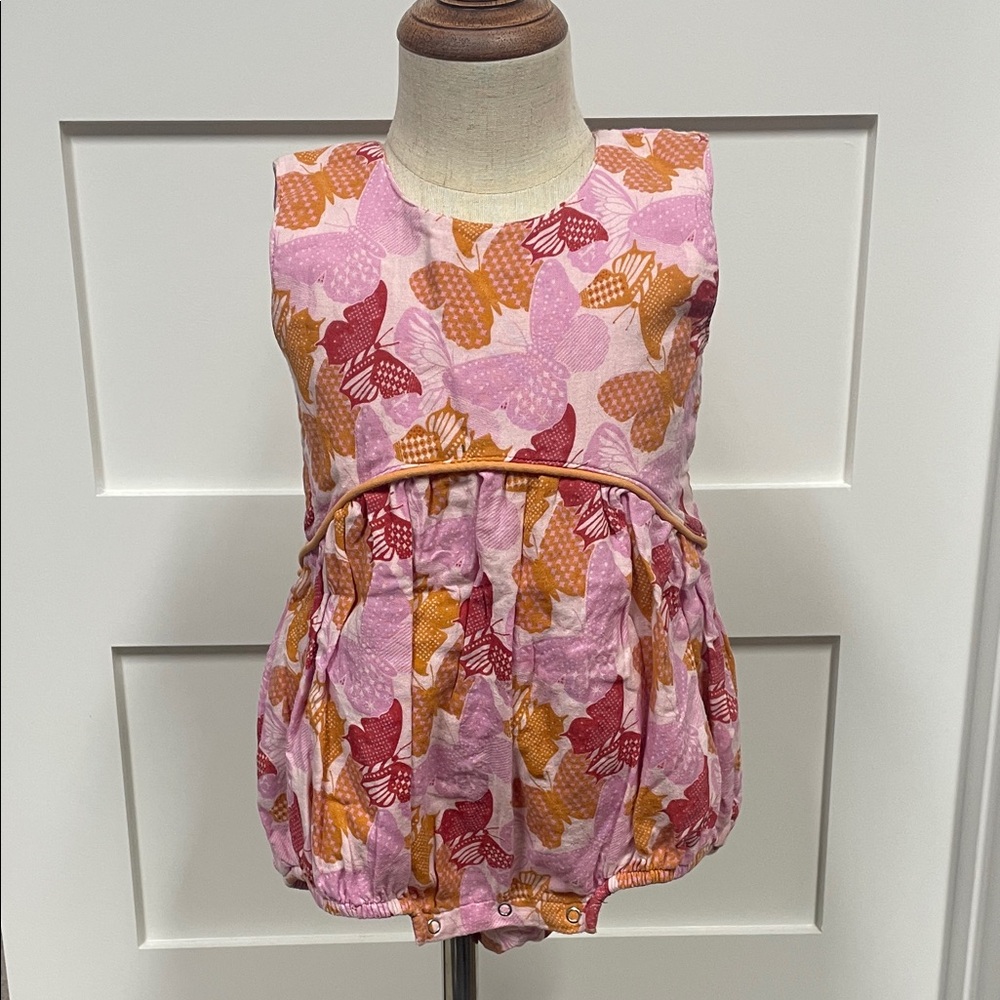 Kate Quinn Pink and Orange Kids One Piece